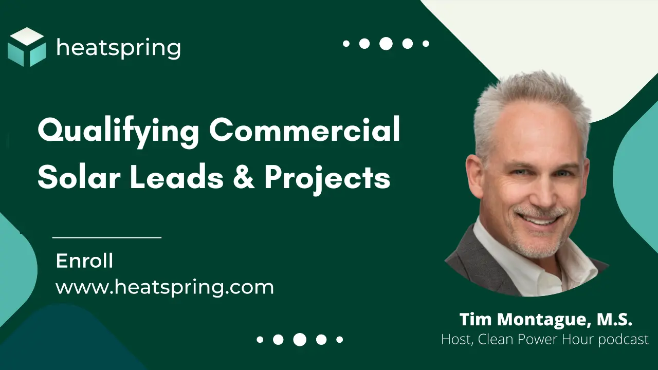Qualifying Commercial Solar Leads & Projects